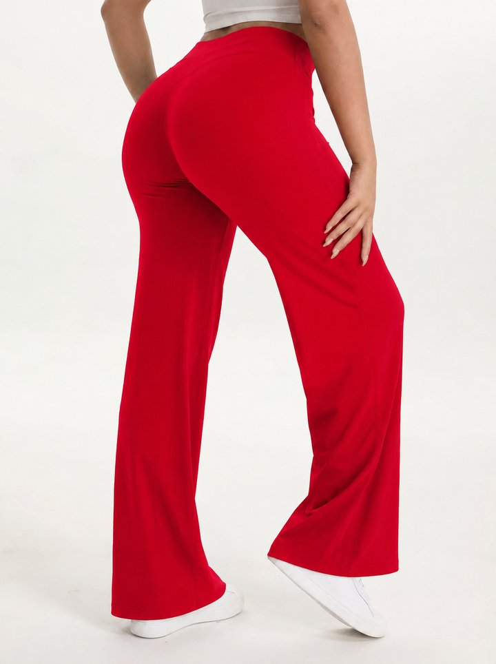 LHYFT SculptFlare™ Leggings - RUBY RED