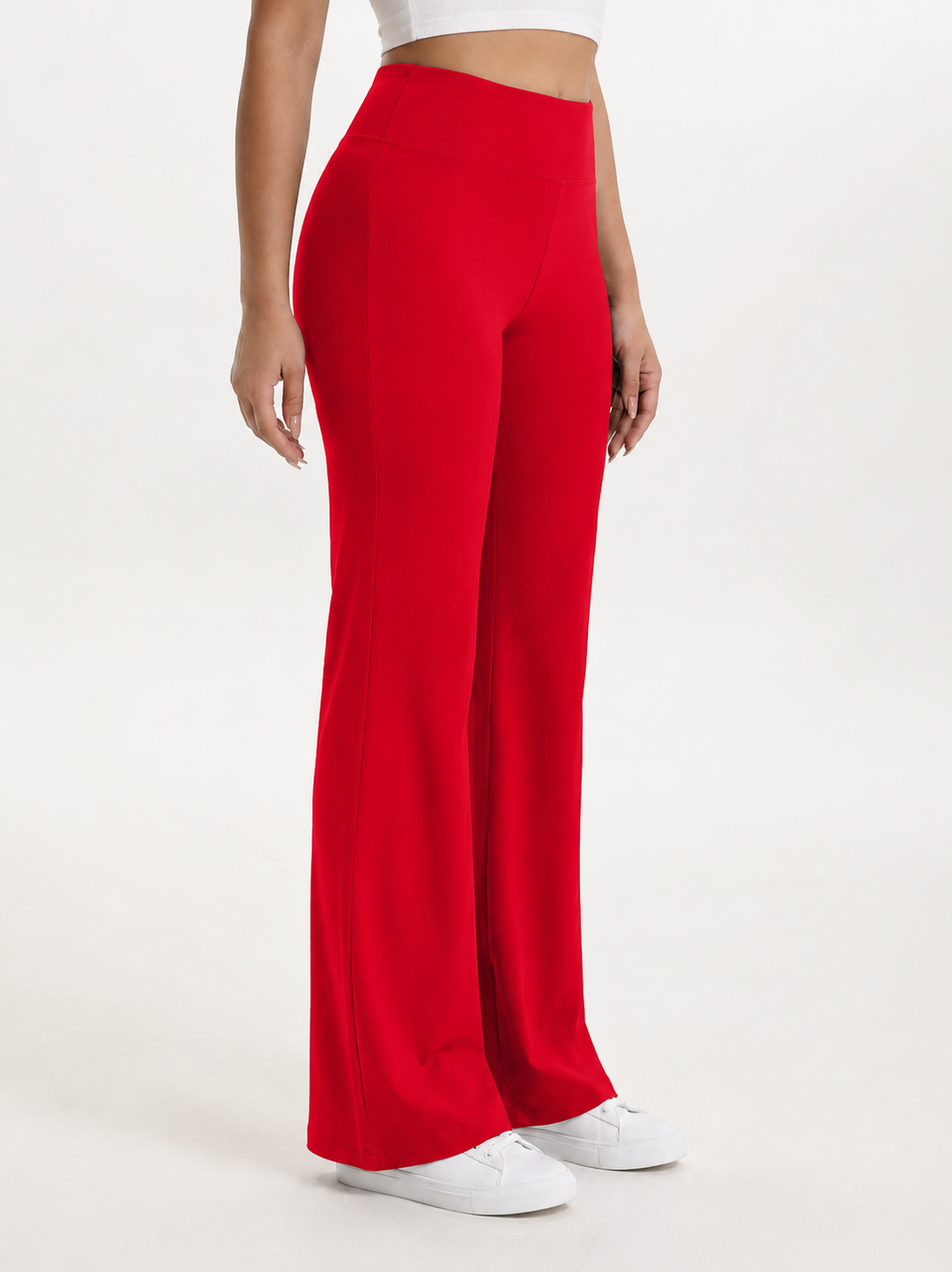 LHYFT SculptFlare™ Leggings - RUBY RED