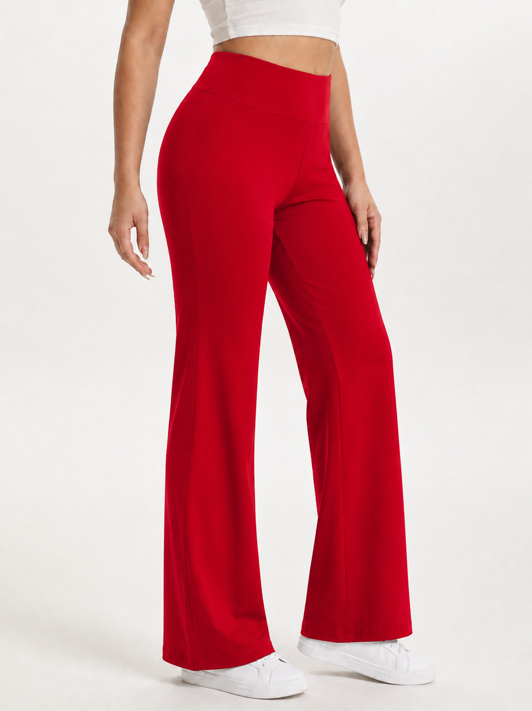 LHYFT SculptFlare™ Leggings - RUBY RED