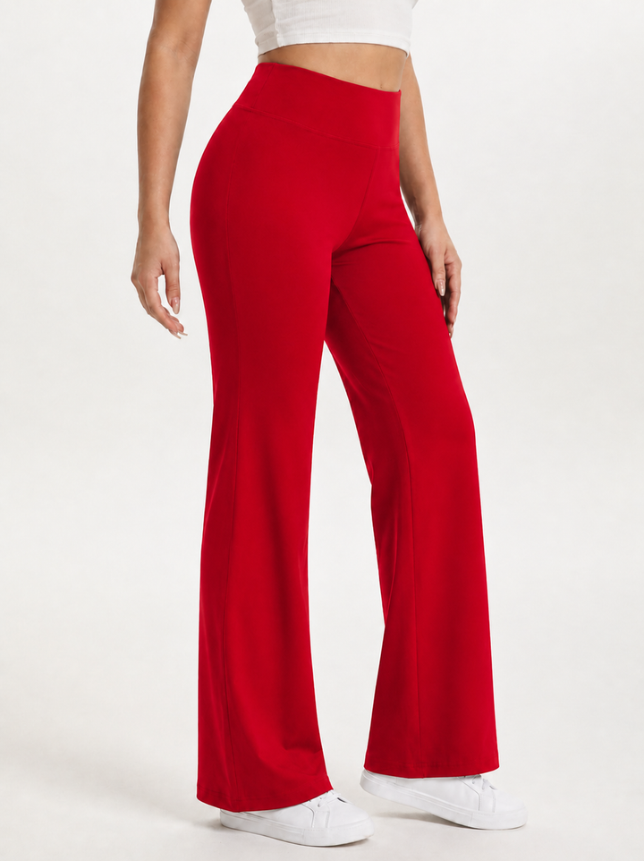 LHYFT SculptFlare™ Leggings - RUBY RED