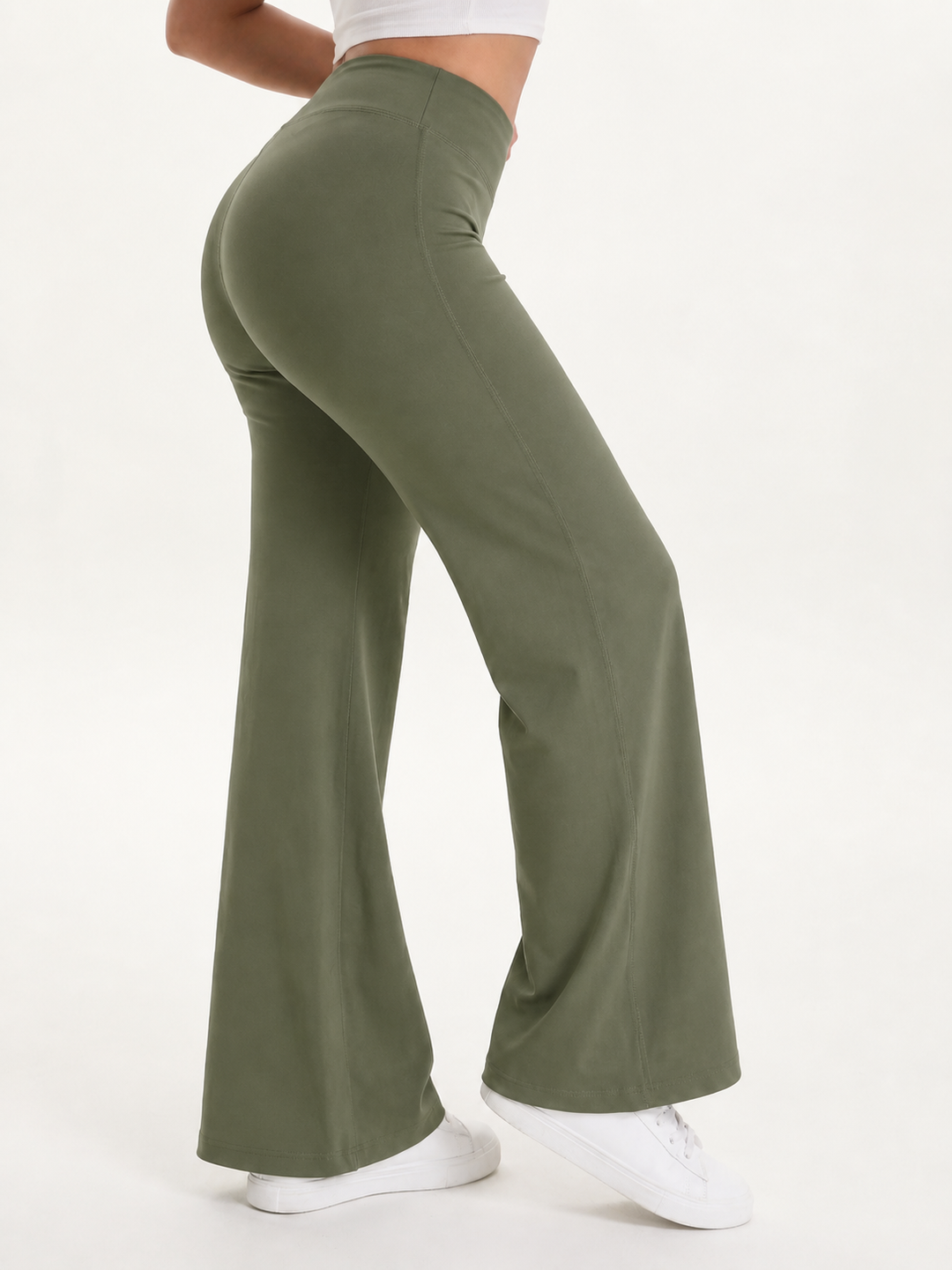 LHYFT SculptFlare™ Leggings - OLIVE GREEN