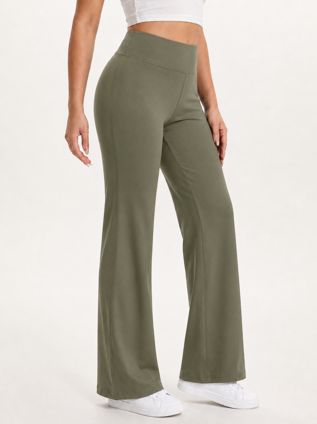 LHYFT SculptFlare™ Leggings - OLIVE GREEN