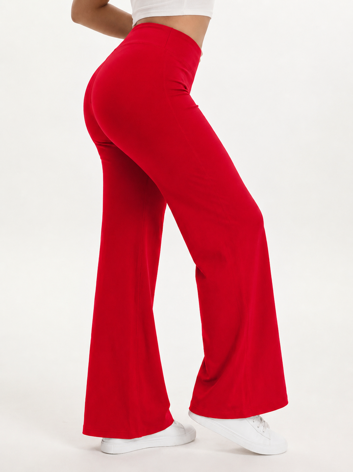 LHYFT SculptFlare™ Leggings - RUBY RED